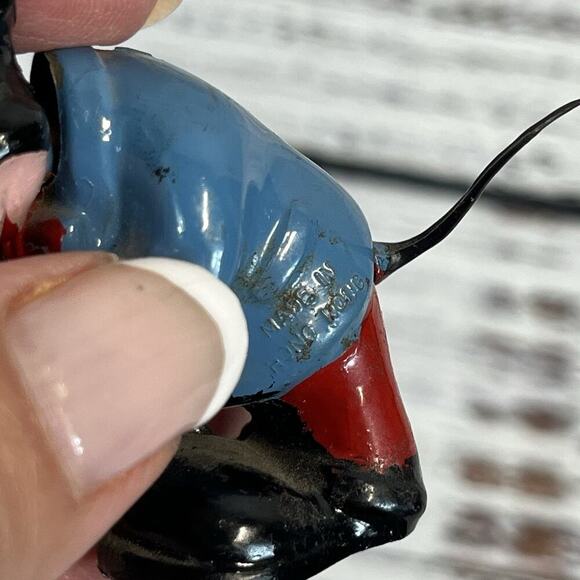 Vintage Walt Disney World Mickey Mouse & Goofy Bobble Heads MM Club Button - Picture 16 of 16